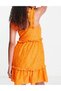 Rochie scurta, Portocaliu - 3