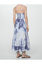Rochie lunga, Albastru - 3