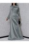 Rochie lunga, Gri - 3
