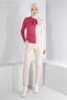 COLLAR TIE TWO COLOR KNITWEAR SWEATER 43187 - 2