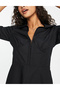 Rochie scurta, Negru - 4