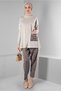 KNIT SET WITH PATTERNED PANTS 43221 - 2