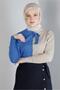 COLLAR TIE TWO COLOR KNITWEAR SWEATER 43187 - 2