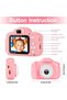 x2-pink Super Cute Children Camera 1080P HD Toddler Digital Video Camera 2.0-inch Kids Camera with S - 5