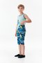 Printed Crew Neck Boys' Pajama Set