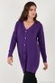 V-Neck Buttoned Long Knitwear Cardigan Women's Cardigan 4616040Y - 6