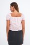 Linen Blend Balloon Sleeve Blouse P18601 - 6