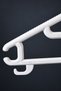 Thick Clothes Hanger Thick Coat Coat Hanger Unbreakable Set of 12 White De227 - 3