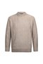 Mink Regular Fit Jacquard Quarter Turtleneck Sweater - 2