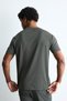 Ultra Soft Standard Fit Crew Neck Sportsman Short Sleeve T-Shirt with Stitch Detail F7588Ax26Au - 5