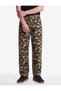 Cotton Comfortable Fit Pocketed Camouflage Patterned Baggy Jean Trousers - 3