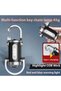 Rechargeable Keychain Flashlights 800 Lumens EDC COB 7 Modes Emergency Work Light Hiking - 2