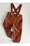 Brown Strappy Baby Romper