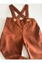 Brown Strappy Baby Romper - 4