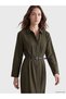I Beli Belted Pleated Shirt Dress from Freezen Store - 4