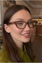 Lara Brown-Framed Vintage Cat-Eye Ultra-Light Blue Light Blocking Glasses for Women. - 4