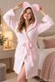 Pabtex Women's Niki Velvet Dressing Gown – Robe Design with Ears, Comfortable and Stylish Winter Model