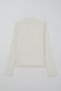 Locoloco Girls' Long Sleeve T-Shirt Mock Neck Basic 9-14 Years Old, Ecru - 4