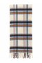Women's Beige Plaid Patterned Scarf-Shawl Sal1297 - 4