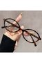Defne 52 Ekartman Round Oval Bone Transparent Women Men Unisex Blue Light Protection Screen Glasses - 2