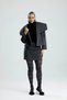 Nisha Kaše Women's Gray Jacket and Skirt Set. - 2