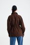 Patara women's brown short trench coat - 3