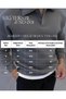 Men's Black Roberto Reglan Sleeve Collared Buttoned Thick Sweatshirt - 2