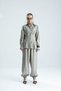 Agapi Stone-Colored Belted Shirt and Trousers Set