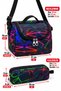 Primary School Bag Set of 3 Primary School Bag Character Patterned Boy's Navy Blue - 3