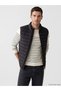 Standard Fit Upright Roba Collar Quilted Men's Puffer Vest from Uzg Store for Style Enthusiasts - 2