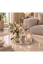 Round Model Mirror Presentation Tray Decor Silver 25 cm - 2