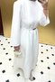Belted Scuba Dress 68-6605 - 8