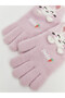 High-Quality Embroidered Knit Gloves for Girls from Çelebi Store. - 3