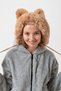 14512 Model Pompom String Mink Pilot Hat - 5