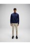 Em580-Nv Men's Navy Blue Half-Zip Sweatshirt - 6