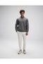 Em580-Ant Men's Half Zip Anthracite Sweat - 3