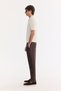 Men's Beige Polo Neck Soft Touch Comfort Fit Knitwear T-Shirt A61Y5045 - 3