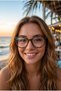 Cateye Blueblock 56 Ekartman Leopard Pattern Optical Compatible Prescription Glass Can Be Installed - 3