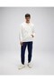 Em581 Men's White Front Zipper Sweatshirt - 3