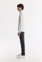 Men's White Buttoned Collar 100% Cotton Oxford Regular Fit Shirt B002034 - 3