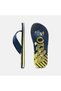 Splays2603 S.Playa Men's Flip Flops - Navy Blue/Yellow - 4