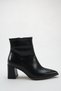 Women's Pointed Toe Zippered 4 cm Heeled Stylish Boots - 2