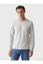 Rmz Gi̇yi̇m Farkiyla Zero Roba Collar Long Sleeve Men's T-Shirt