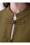 Rmz Gi̇yi̇m Farkiyla Women's Cardigan with Stand Collar and Chinese Buttons. - 3
