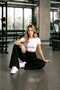 Black Comfort Pants, High Waist, Straight Leg, Stretchy (75% Polyester - 25% Elastane), Casual Sports Pants for Women. - 2