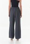 Palazzo Trousers with Pocket Stone Detail and Elastic Waist - 3