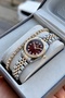 Original Women's Watch - 3 Atm Water Resistant - Gold, Silver, and Burgundy Steel Strap - Japanese Movement - 2-Year Warranty - Stylish Gift Boxed Wristwatch Hmby2090C5 - 4