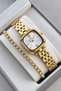 Original Women's Watch - 3 Atm Water Resistant - Gold-Colored Steel Strap - Japanese Movement - 2-Year Warranty - Stylish Gift Boxed Wristwatch Hmby2087C2 - 3