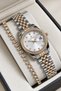 Original Calendar Women's Watch - 3 Atm Water Resistant - Gold and Silver Steel Strap - Japanese Movement - 2-Year Warranty - Stylish Gift Boxed Wristwatch Hmby2093C5 - 2