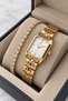 Original Women's Watch - 3 Atm Water Resistant - Gold-Colored Steel Strap - Japanese Movement - 2-Year Warranty - Stylish Gift Boxed Wristwatch Hmby2091C1 - 5